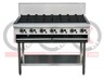 LKK 7 BURNER 1200mm GAS CHARGRILL WITH LEGS