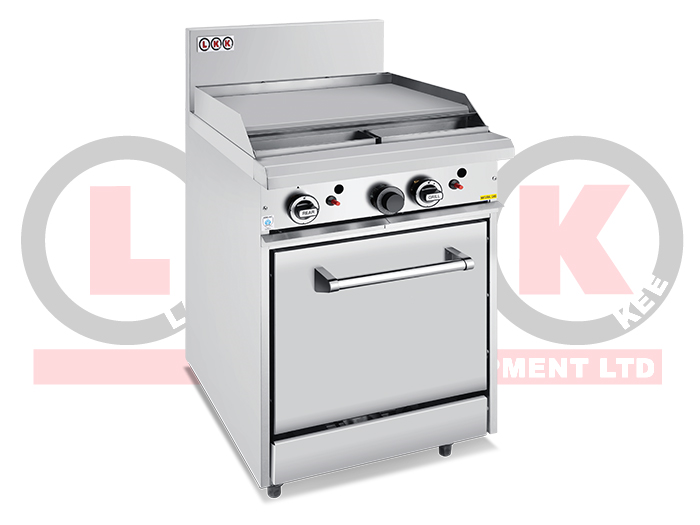600mm GAS GRIDDLE + STATIC OVEN