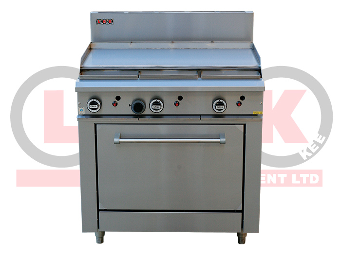 900mm GAS GRIDDLE + STD OVEN